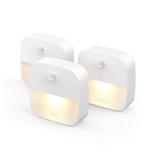 eufy Lumi Stick-On Night Light, Warm White LED, Motion Sensor, Stick-Anywhere, Closet Light