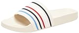 Tommy Hilfiger Chanclas Mujer Global Stripes Pool Slide Zapatillas de Baño, Blanco (Calico), 39 EU