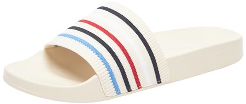 Tommy Hilfiger Chanclas Mujer Global Stripes Pool Slide Zapatillas de baño, Weiß (Blanco), 37