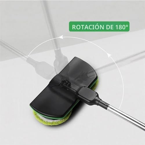 Pulidora eléctrica inalámbrica para suelos con aspiradora, kit de limpieza para el hogar