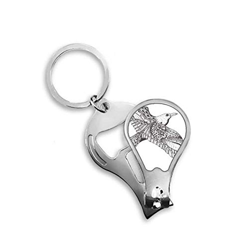 Coupe-ongles oiseau peinture pour une coupe nette et précise