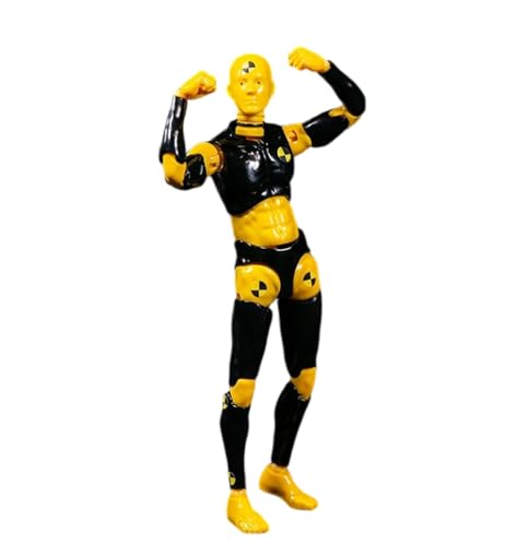 Figurine d'action 1/12 Testman noire articulée échelle 15cm