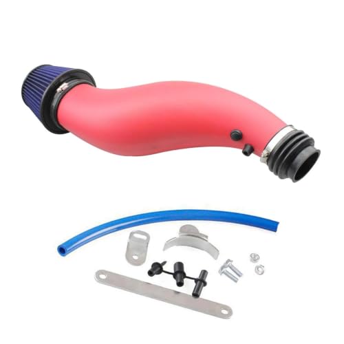 Prise d'air froid en aluminium rouge pour Civic EG EK lors de vos sorties sur circuit
