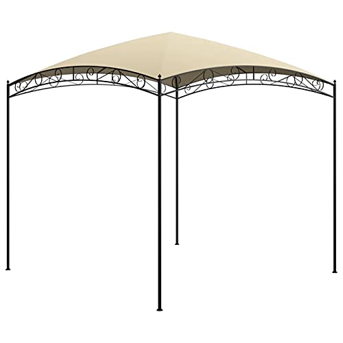 Cenador, Xichuzi Cenadores para Jardin, Pergolas De Jardin, Carpas De Jardin, Carpas para Exteriores, Carpa Jardin Exterior, Color Crema 3x3x2,65 m 180 g/m2