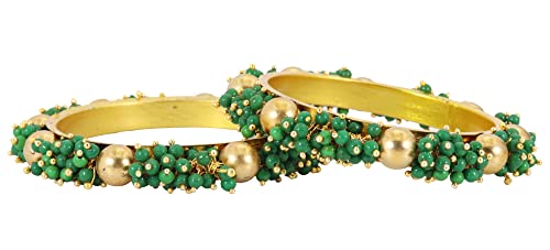 Image of NMII Metal and Zircon Studded Kadaa set for Women /Girls