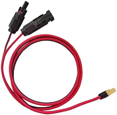yungluner 12AWG XT60 Female Connector Extension Cable for Boats Battery Solar Panel Portable Power Station Charging Cable 12awg Solar Extension Cable