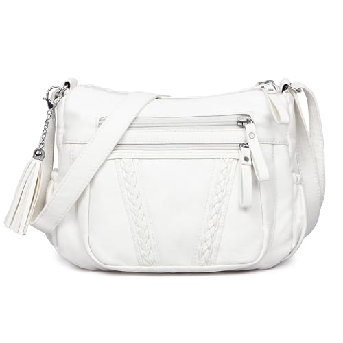 Image of VOLGANIK ROCK Crossbody Bag for Women with Tassel Ladies Soft PU leather Purses and Handbag Pocketbooks