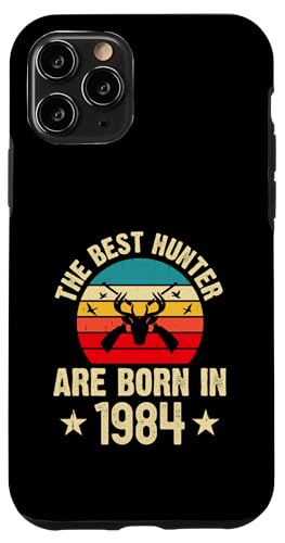 The Best Hunter Are Born in 1984 Funny Say Hunting Lover �X�}�z�P�[�X iPhone 11 Pro �p