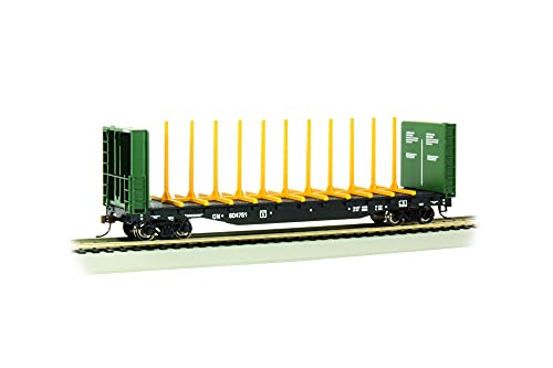 Preisvergleich Produktbild Spur HO - Bachmann 52' Centerbeam Bulkhead Flatcar Canadian National