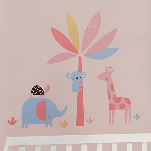 Lambs & Ivy Snuggle Jungle Pastel Safari Elephant/Giraffe/Tree miniatura 3