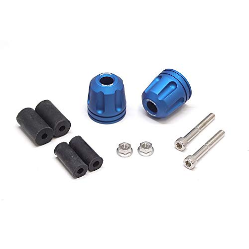 アクティブ(ACTIVE) アルミバーエンド リボルバー マットブルー φ33-L35 60800108M