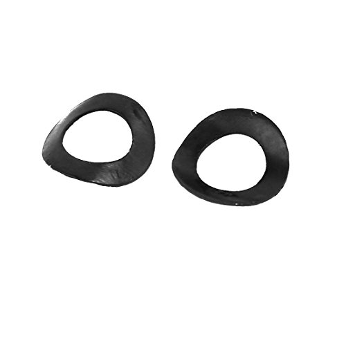Sourcingmap 6mm Fitting Dia Carbon Steel Compressed Type Curved Spring Washer 200pcs, Black - Image 2