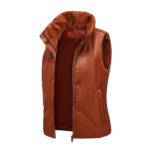 AYGJKIE Colete feminino, outono inverno, quente, colete sem mangas, casual, colete feminino simples