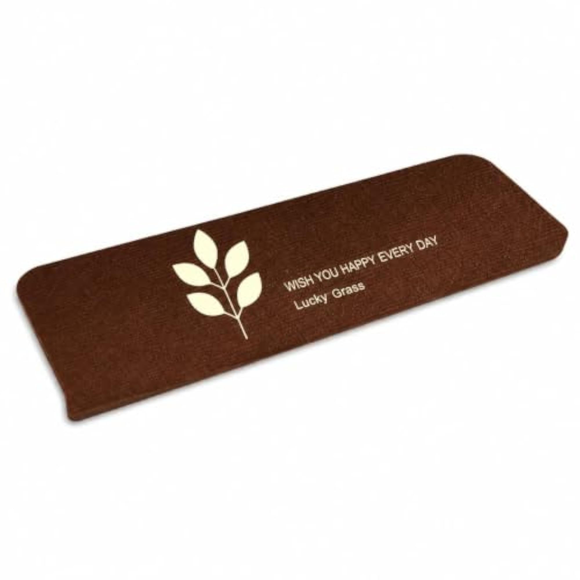 Non-Slip Self-Adhesive Stair Treads for Wooden Steps, Linen Solid