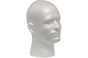 Inexpensive 6-Pack Styrofoam Wig Heads