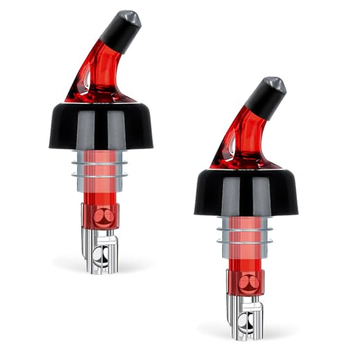 2 piezas profesional de 30 ml medida automática botella vertedor vino pico dispensador bebidas vertido accesorios acero inoxidable botella vertedor