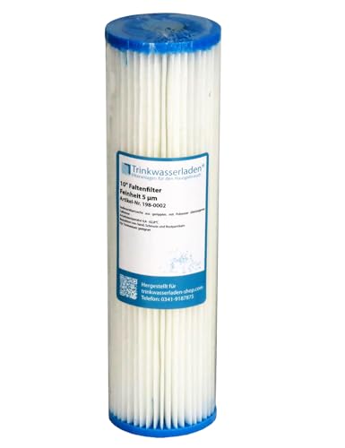 Filtres à eau pour sédiments (polyester plissé) - 10