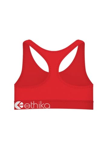 Ethika Girl's Modal Sports Bra | Neon Red2