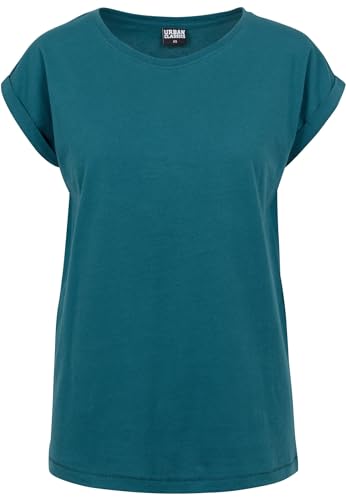 Urban Classics Damen T-Shirt Ladies Extended Shoulder Tee, T-Shirt mit...