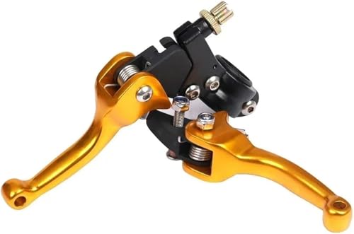 Manetas de embrague para moto con tacto suave y respuesta rápida en color oro