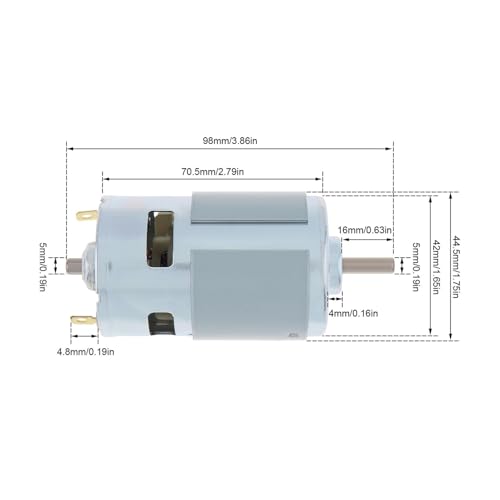 Moteur 795 24V 10000 tr/min pour remplacer un moteur de mini scie - 2