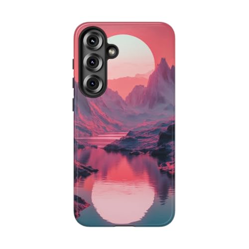 Coque rigide Samsung S25 Plus protection brillante antichoc motif rose