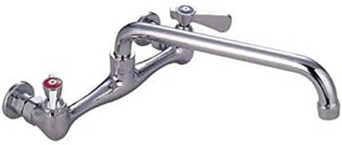 8" Center Wall Mount Faucet w/12" Spout