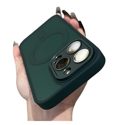 Coque iPhone 11 Pro Max mate finition dark green haute précision