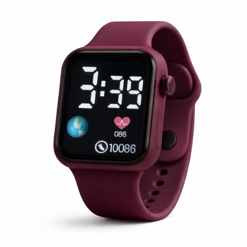 Image of Matrix Junior Luminous LED Display Digital Watch | Water Proof | Silicone Strap | for Boy & Girls (Teal)