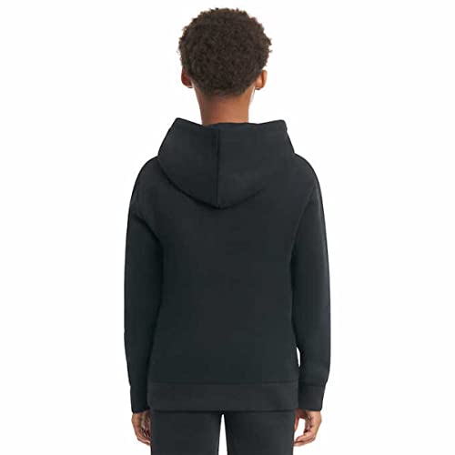PUMA Youth Boy's Fleece Logo Hoodie Sweatshirt (X-Small(5/6), Black)2