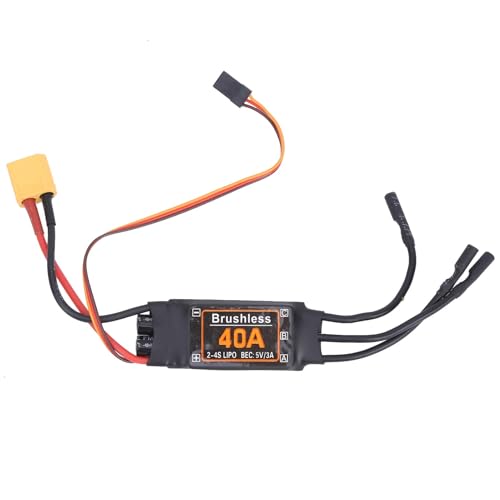 Motor de Avión RC, Motor Brushless 2212 KV2200 40A XT60T Kit Accesorio para Avión RC, Cuadricóptero, Ala Fija y Helicóptero (Negro) miniatura 5