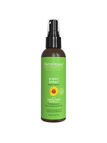 DermOrganic Color Care 8-Way Thermal Spray for Hair with Sunflower Extract, 5.1 fl.oz.
