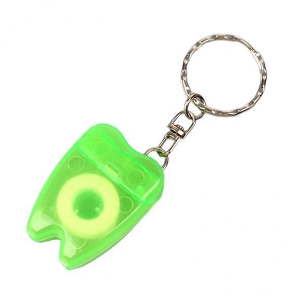 CALANDIS™ 3xPortable Floss Keychain Essentials Tool Flat Line Design for Travel Green | Dental Floss & Flossers | Oral Care-image-33