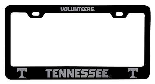 Tennessee Knoxville Engraved Metal License Plate Frame Black Officially Licensed Collegiate Product