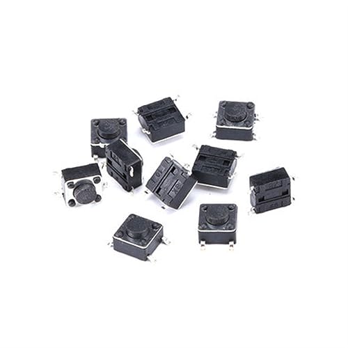 Lot de 50 mini boutons poussoirs tactiles SMD pour projets électroniques DIY