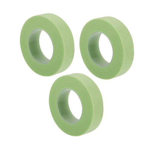 Hohopeti 3 piezas Cinta para Pestañas de Injerto Autoadhesiva Transpirable Cinta Auxiliar para Extensión de Pestañas Color Verde y Rosa para Uso Profesional y DIY