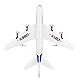 Sunydog RC Aeroplane,XK A120 Airbus A380 Modell Flugzeug 3CH EPP 2.4G Fernbedienung Flugzeug Starrflügel RTF Spielzeug als tolles Geschenk für Erwachsene