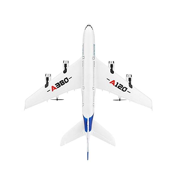 Sunydog RC Aeroplane,XK A120 Airbus A380 Modell Flugzeug 3CH EPP 2.4G Fernbedienung Flugzeug StarrflÃ¼gel RTF Spielzeug als tolles Geschenk fÃ¼r Erwachsene – Bild 5