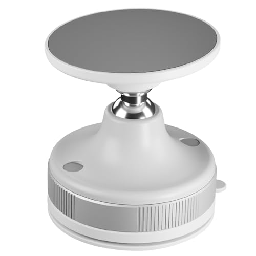 Vacuum Magnetic Car Phone Mount 360° Adjustable Suction Cup Holder Portable Cradle Stand Car Interior Accessory Secure Fit per Most Smartphones Hands-Frees Driving