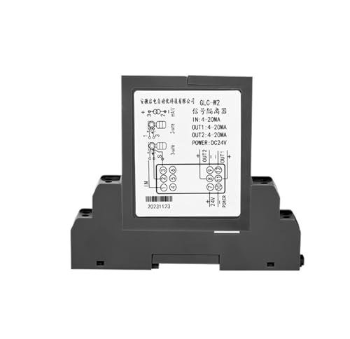 Isolateur de signal 4-20 mA rail DIN distributeur un flux vers deux sorties CC