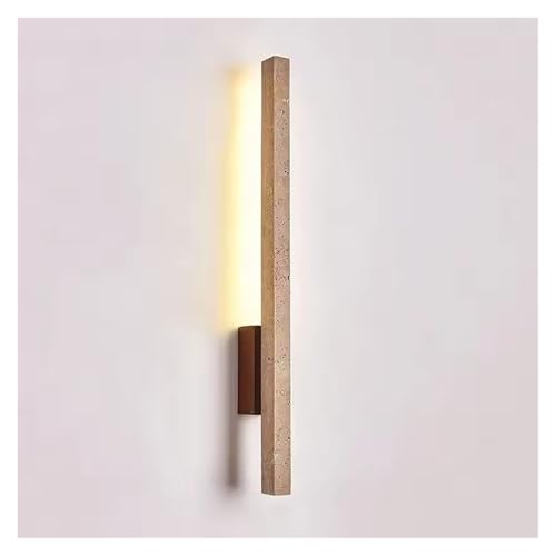 Modern Creative Design Long Strip Shaped Home Decoration Wall Lamp Warm Led Stone Lighting in Room Corridors Stairs(Neutral Light)