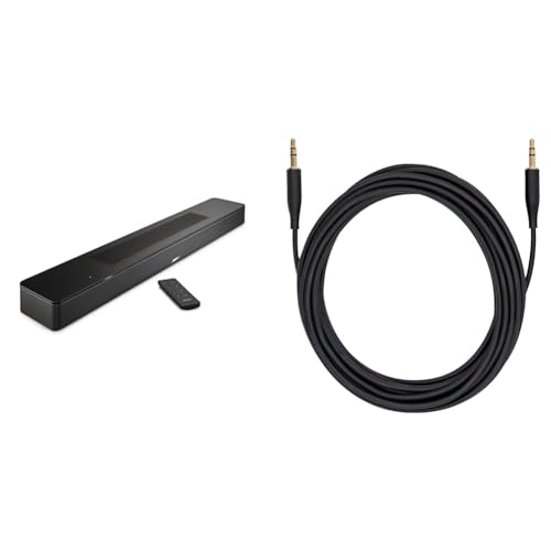 Bose Smart Soundbar 600 Dolby Atmos con Alexa integrada, conectividad Bluetooth – Negro & Bass Module Connection Cable