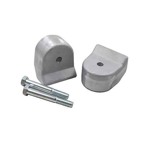 2" Front Suspension Leveling Lift Kit Replacement for F250 F350 Super Duty 4WD 2005-2018 Billet Aluminum Lower Coil Spring Slight Lip Coil spacers