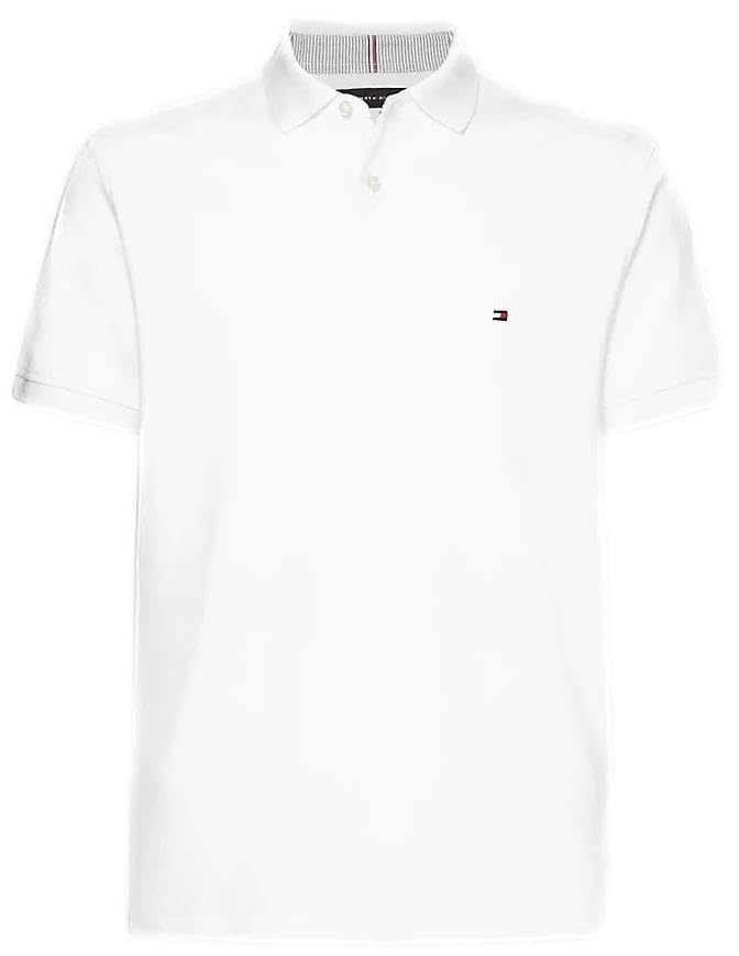 Image of Tommy Hilfiger Men's Short Sleeve Cotton Pique Polo Shirt in Regular Fit 2024 Collection