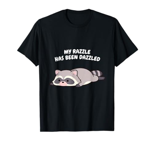 Funny Raccoon Meme Kawaii Sarcastic Humor Women Girls T-Shirt