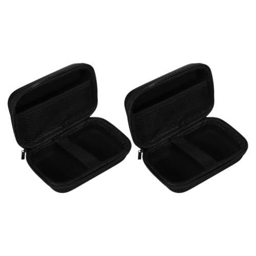 Alipis 2pcs Shockproof Guitar Pedal Organizer Bag, Mini Portable Hard Case