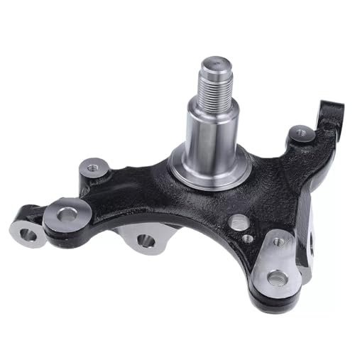 Image of Detroit Axle - Front Right Steering Knuckle for Ford 2005-2010 Mustang, Passenger Side Steering Knuckle Assembly 2006 2007 2008 2009 Replacement