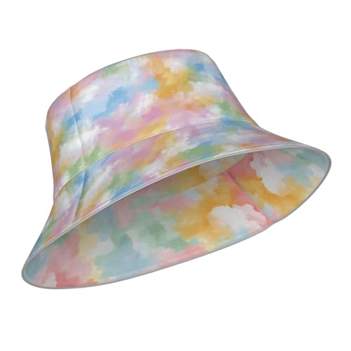 Image of Bucket Hat Double-Side-Wear Reversible Sun Hat Beach Travel Hiking for Women Men