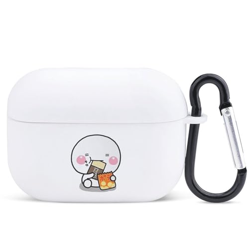 ����܂�т�� AirPods Pro �P�[�X (2023/2022/2019)�p AirPods Pro ��2����/�P�[�X AirPods Pro2 �L�[�`�F�[���t�� TPU�J�o�[ [�h�o&�ϏՌ���] �����[�d�\