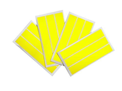 Pluma Archery Arrow Wraps | Cut for andard and Reduced Diameter Carbon Archery Shafts | Made for Arrows with Max Outside Diameter (OD) of 0.310 hes | Length 6 hes | Quantity - 12 (Yellow, andard)